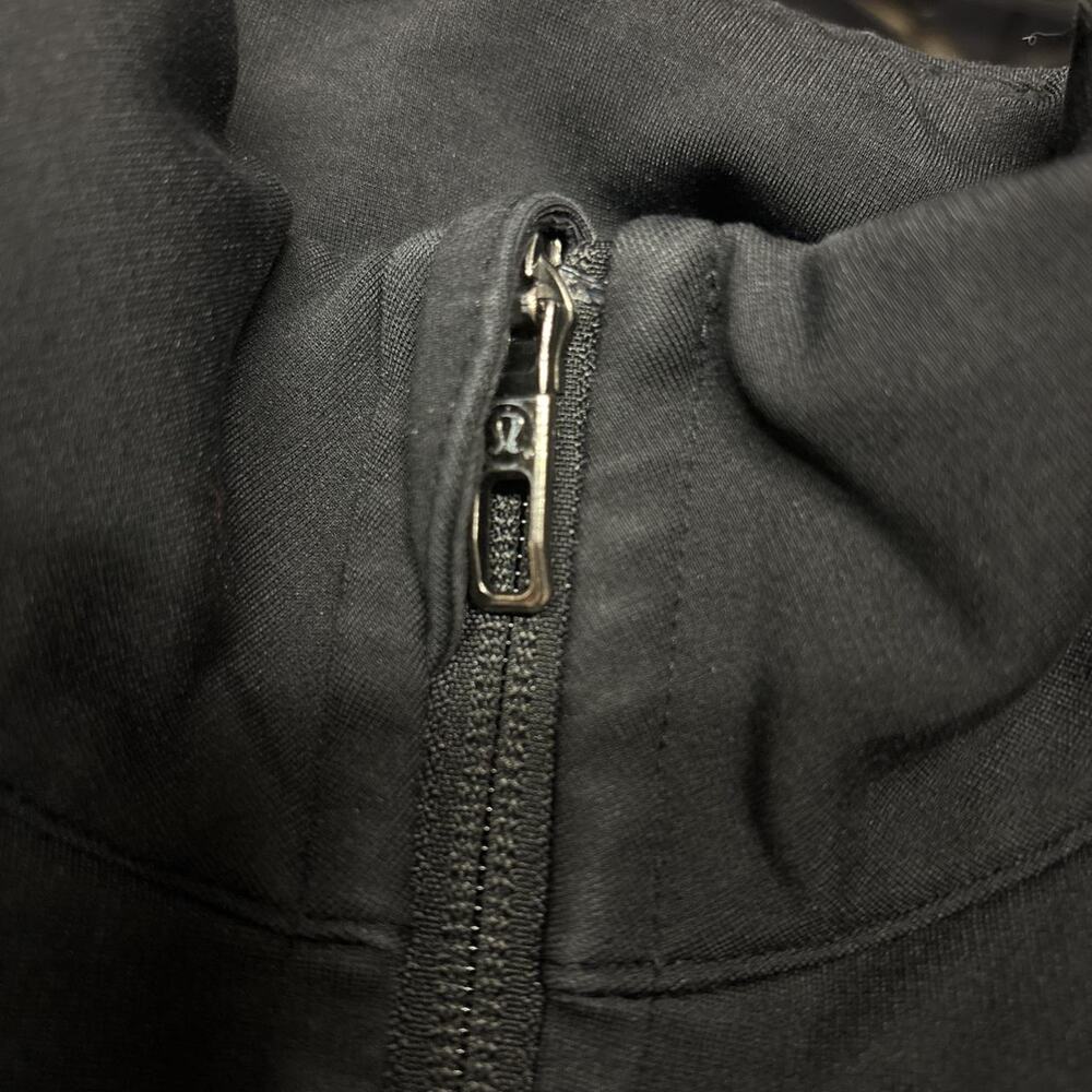 Black Lululemon x superbowl zip up jacket